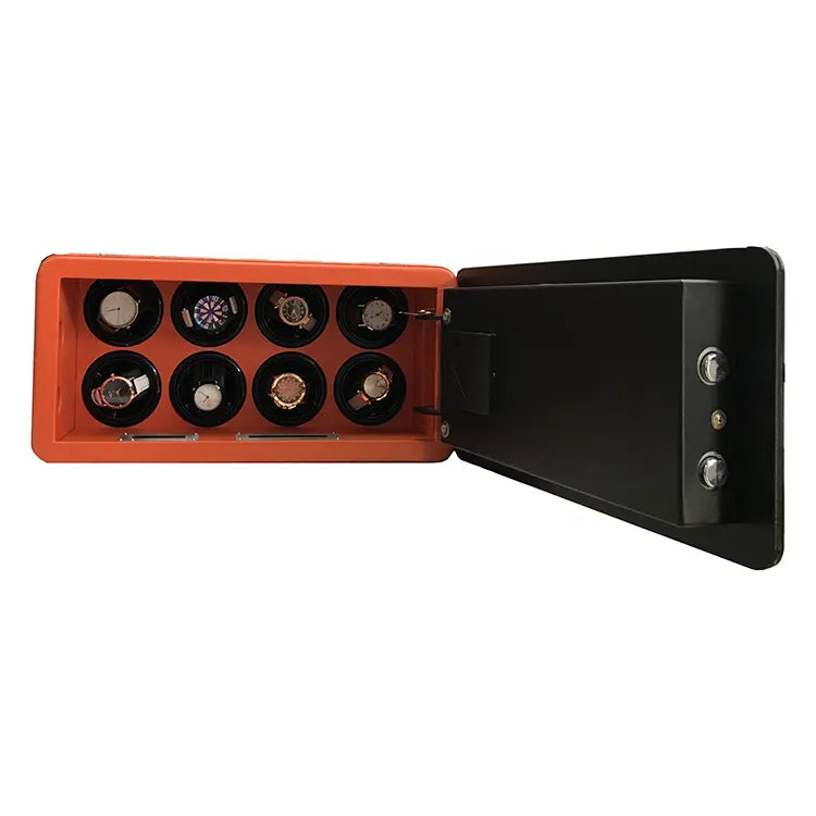 Safe Box with 8 Watches Luxury Modern Automatic Motor