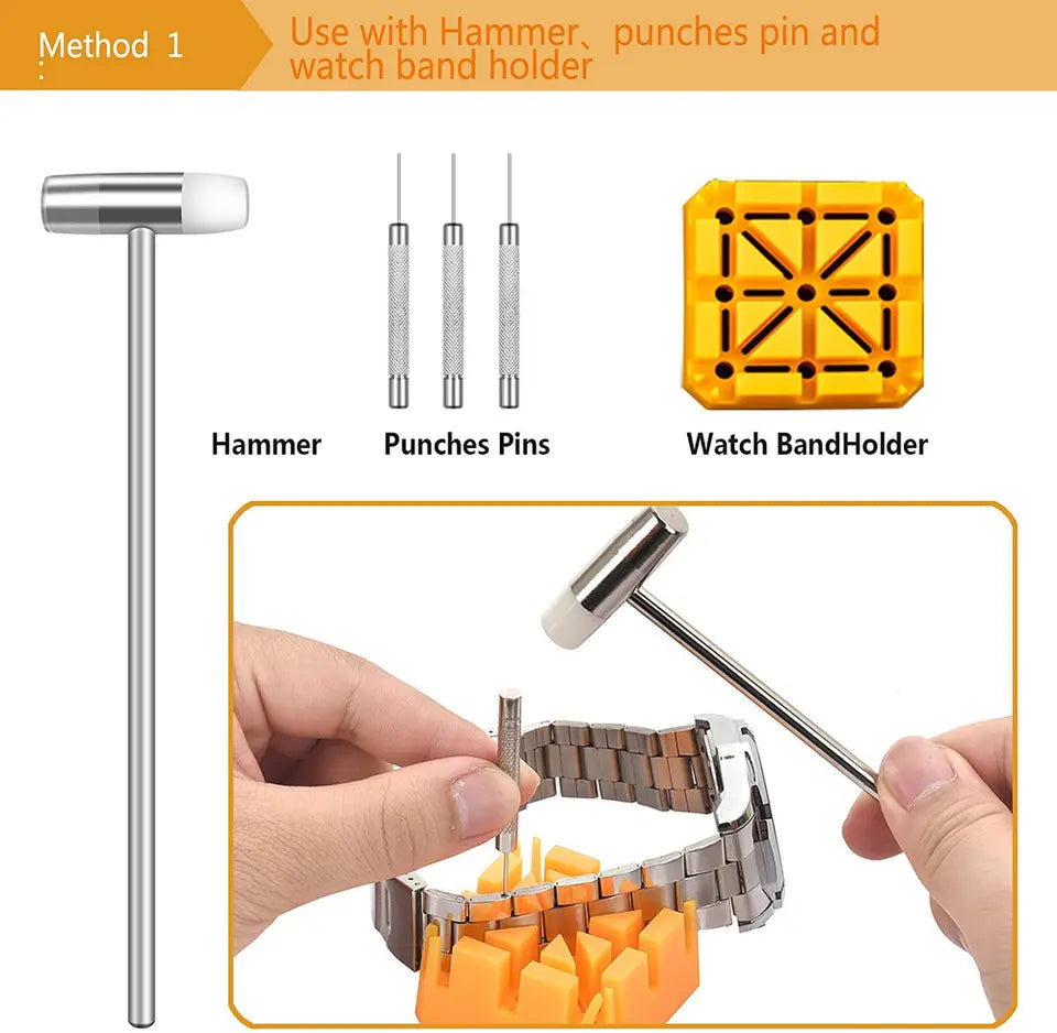 Watch Repair Tool Kit with Manual