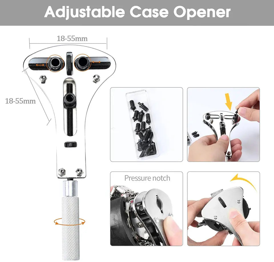 Watch Repair Tool Kit with Manual