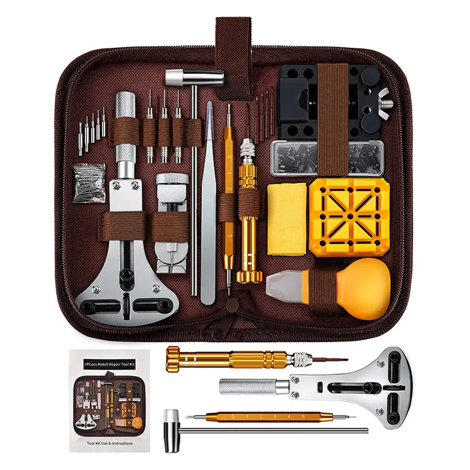 Watch Repair Tool Kit with Manual