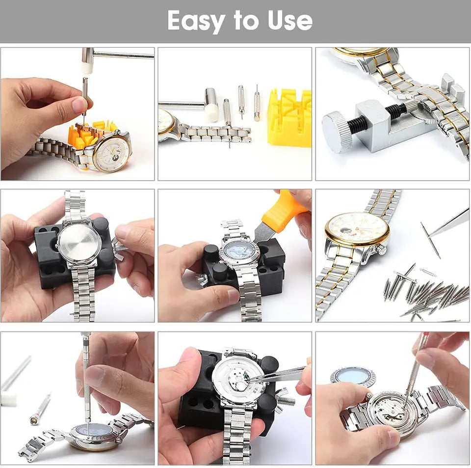 Watch Repair Tool Kit with Manual