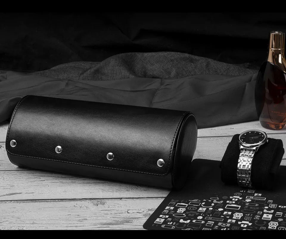Travel Watch Roll Case 3 Slots