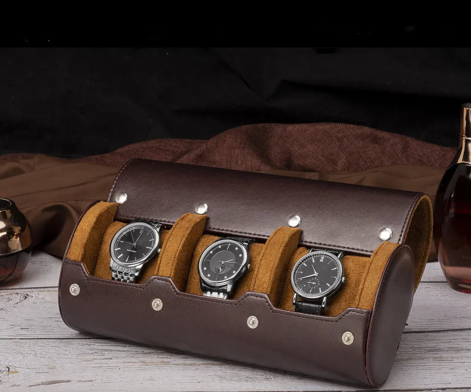 Travel Watch Roll Case 3 Slots