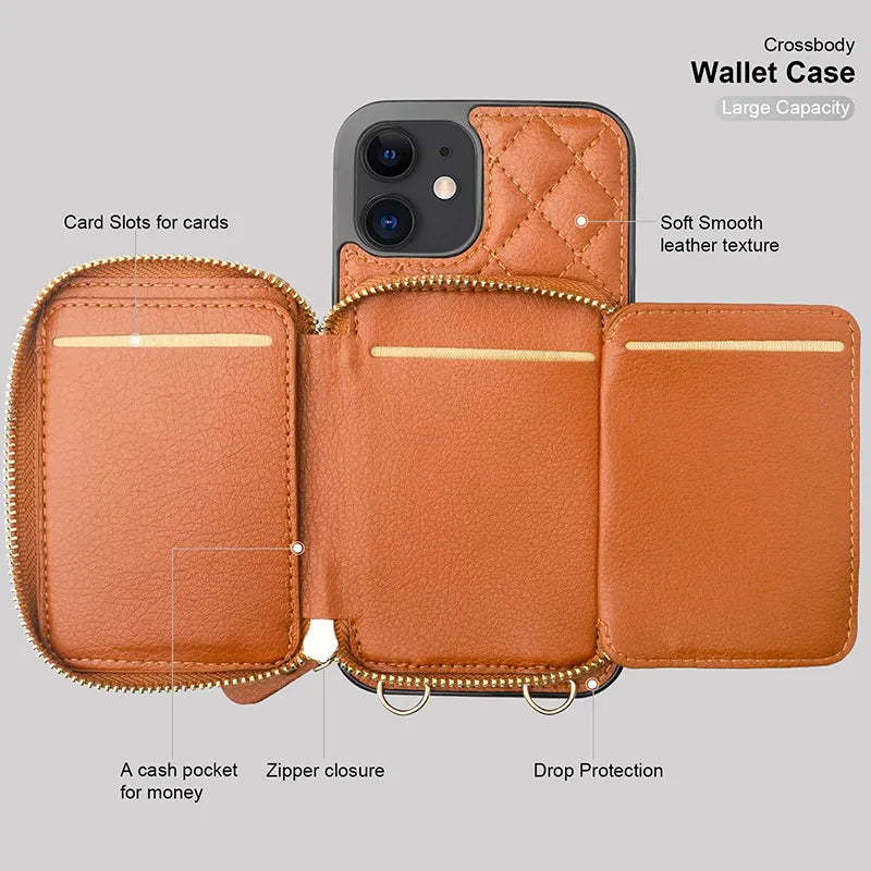 For Iphone 13 Pro Max Case X-level Luxury Leather Full Protection
